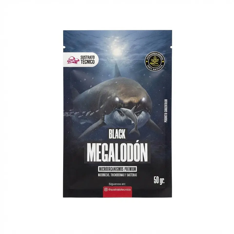 BLACK MEGALODÓN-SUSTRATO TÉCNICO (6 g/50 g/200 g/1 kg) 2