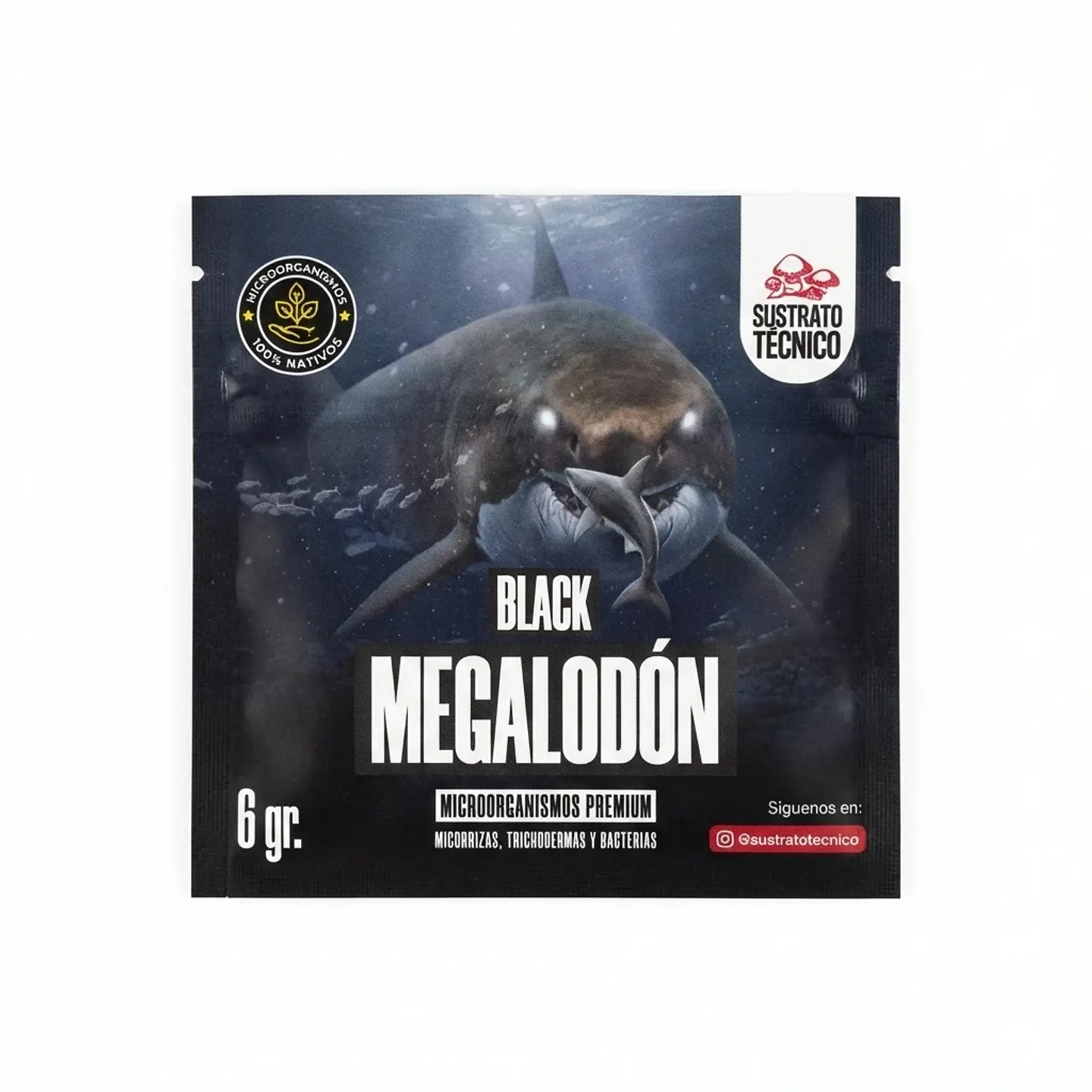 BLACK MEGALODÓN-SUSTRATO TÉCNICO (6 g/50 g/200 g/1 kg) 4