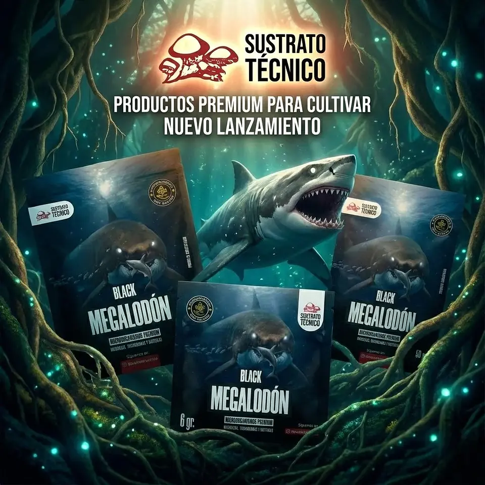 BLACK MEGALODÓN-SUSTRATO TÉCNICO (6 g/50 g/200 g/1 kg) 5
