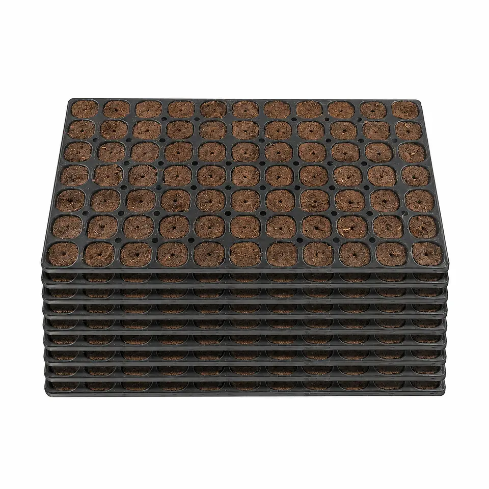 Root Plug Coco/Turba 77U (Bandeja / Box 10 Bandejas) -Canna 9