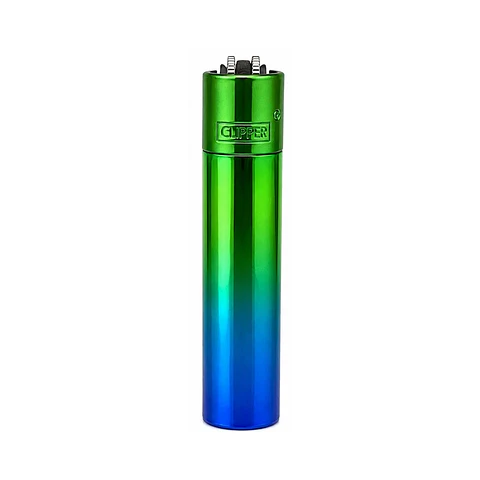 Clipper Encendedor Metálico Metal Peacock
