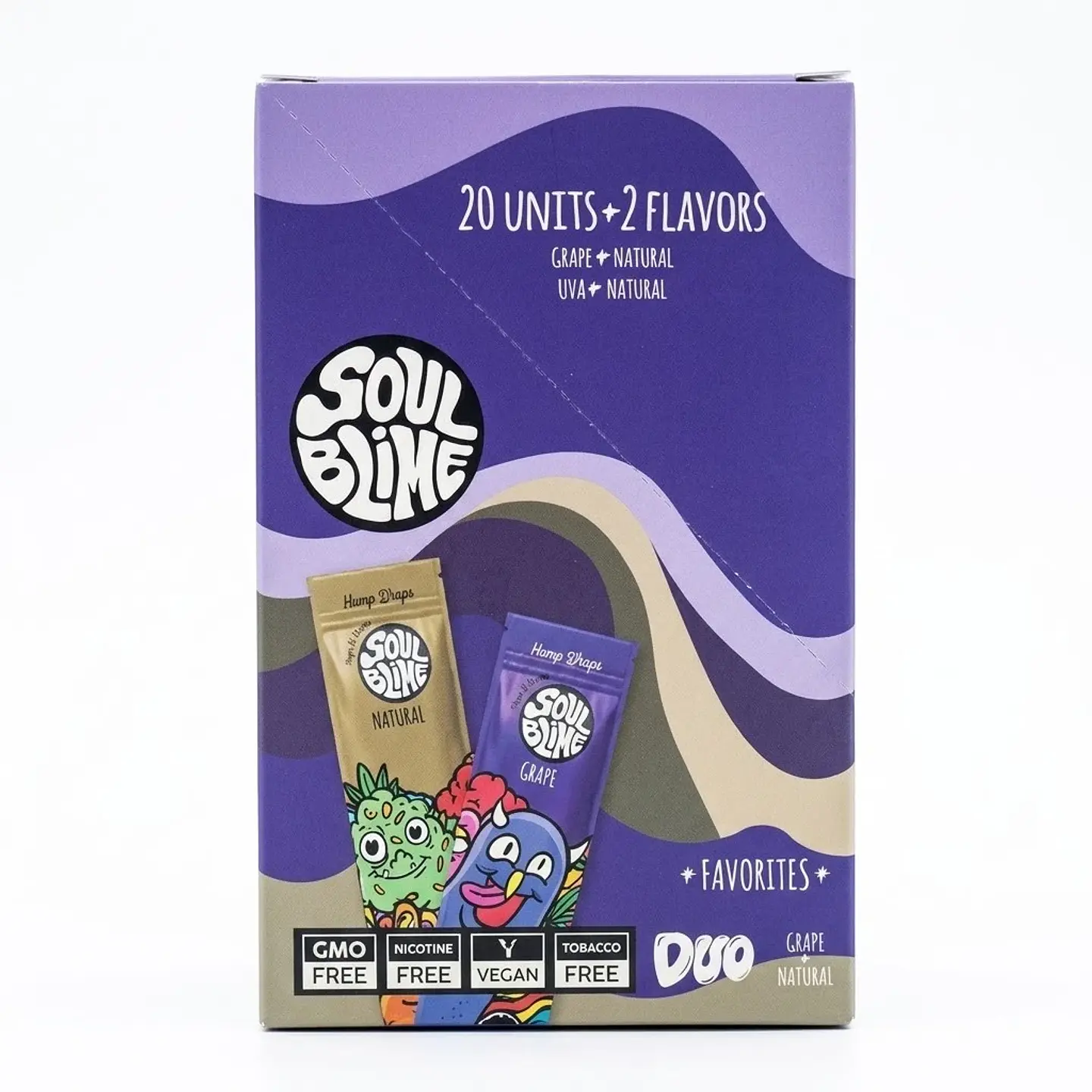 Blunt Hemp Wraps Duo Display 20U (Sabor a elección) -Soulblime 3