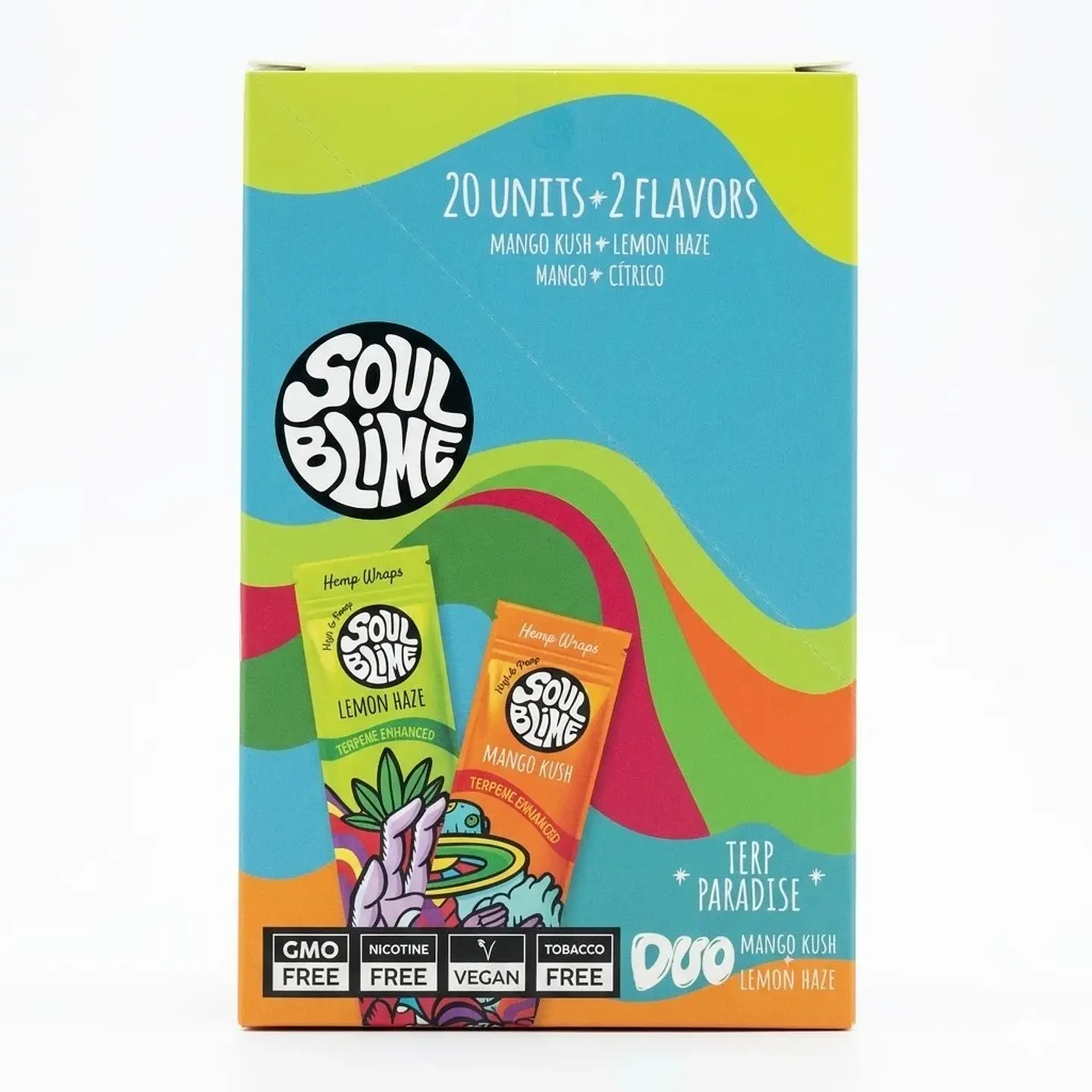 Blunt Hemp Wraps Duo Display 20U (Sabor a elección) -Soulblime 5