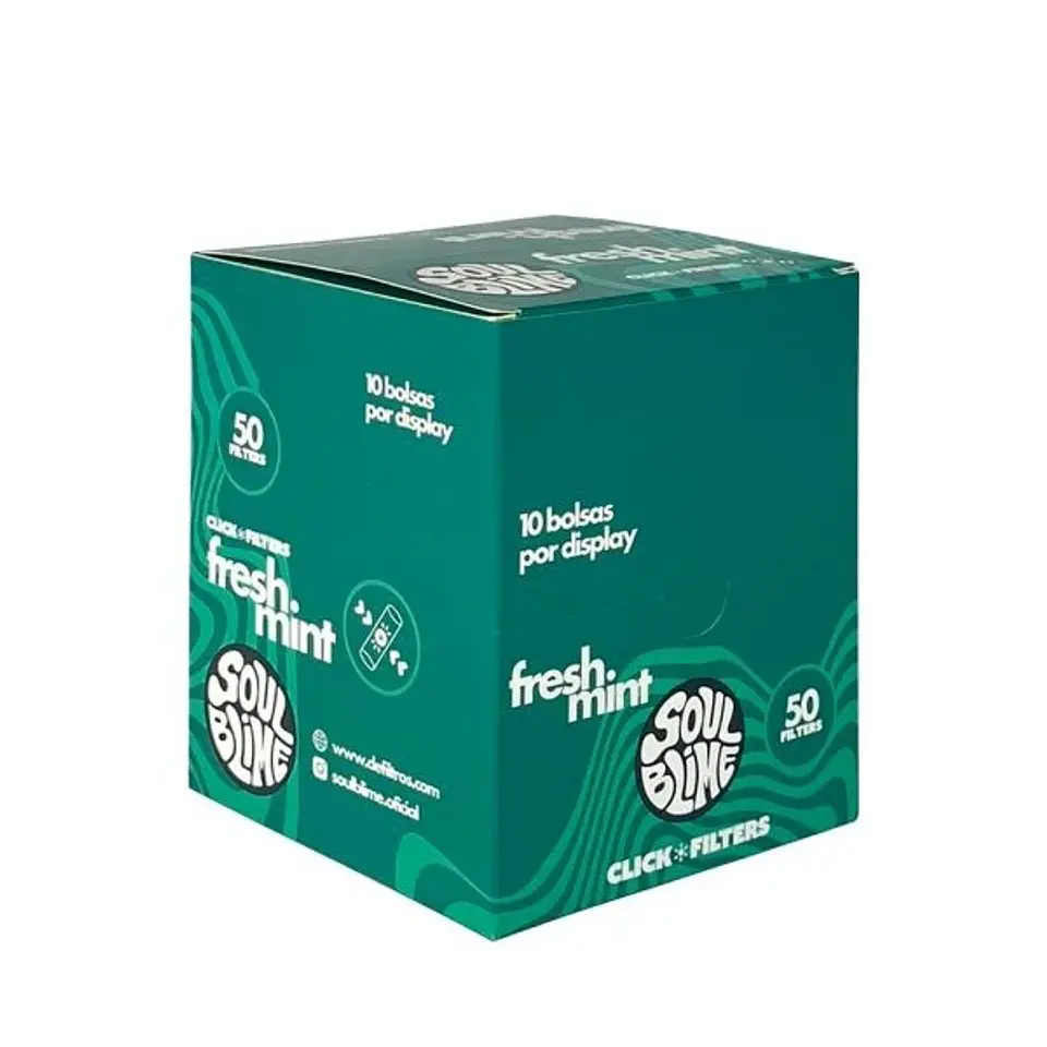 Filtros Slim Display 10 Sobres (Sabor a elección) -Soulblime 5