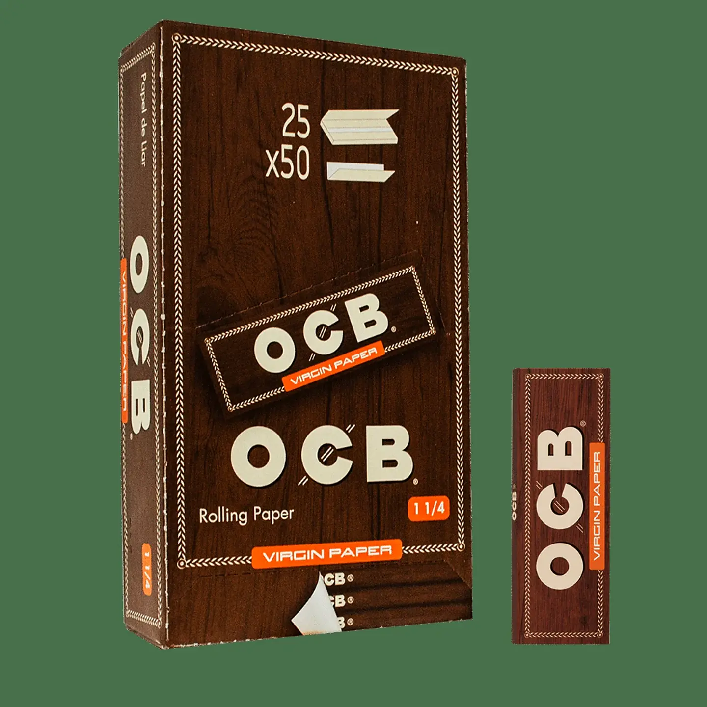 Papelillos OCB 1 1/4 Display 25U (Tipo a elección) -OCB 4