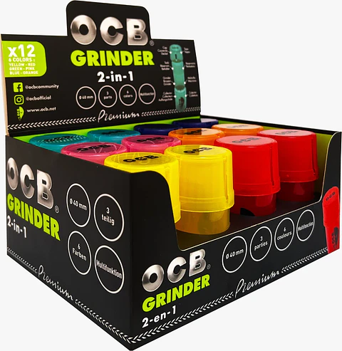 Moledores OCB Display 12U (Tipo a elección) -OCB
