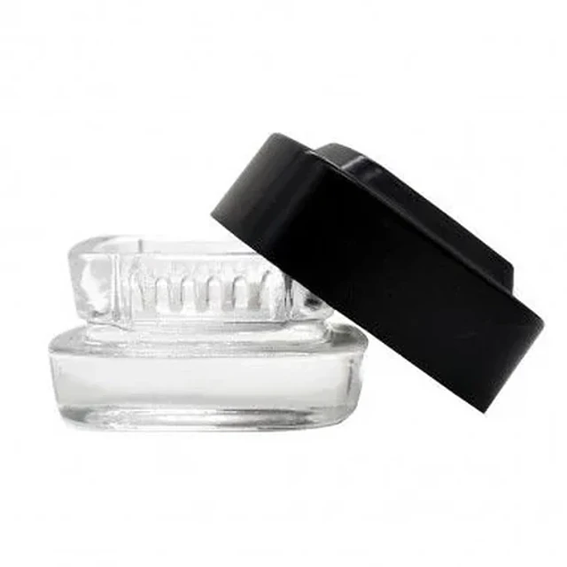 Contenedor Extractos Clear Tapa Blanca 4Ml (Color a elección)