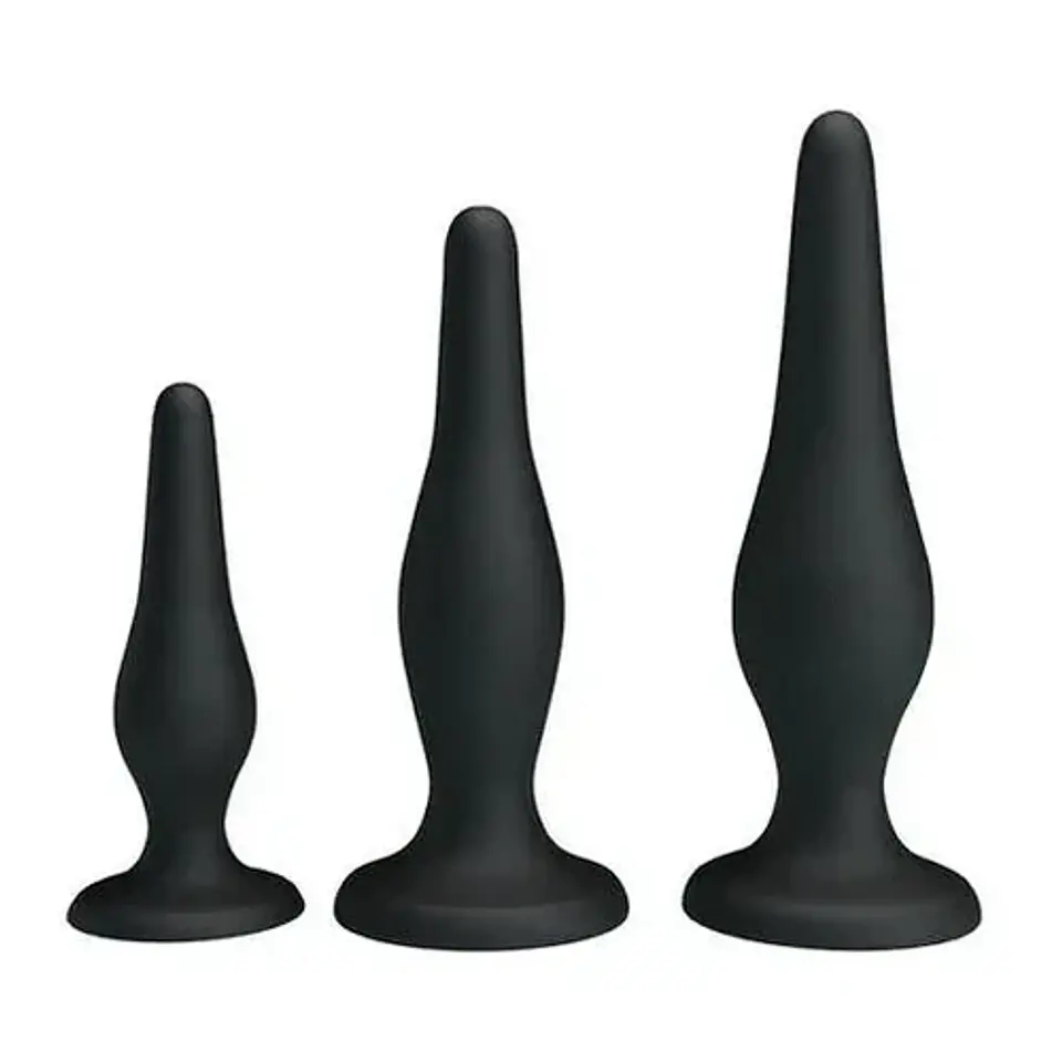 Kit Anal 3 Piezas Negro 3