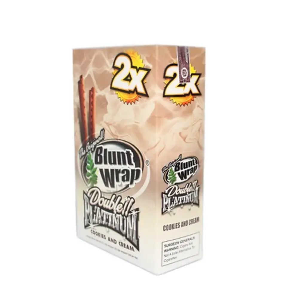 PLATINIUM X 2 SABOR COOKIES AND CREAM 25U-BLUNT WRAP 2