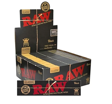 PAPELILLOS BLACK KING SIZE -RAW (1/50 UD)