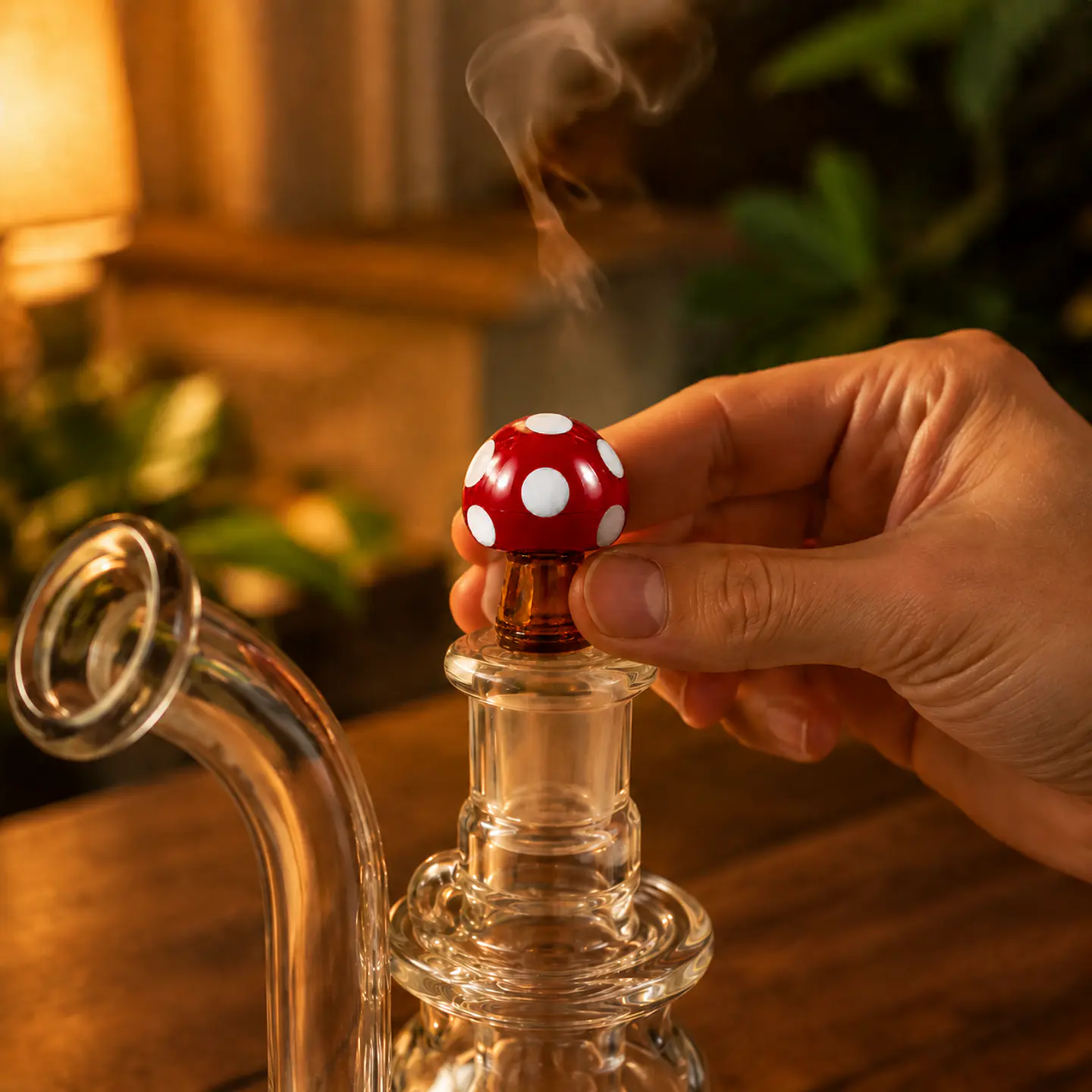 Carb Cap de Vidrio Fungi Collection - Bonglab 4