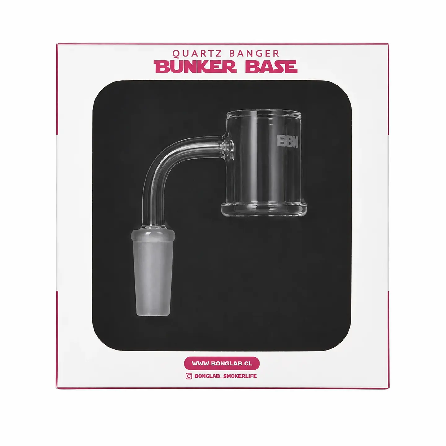 Banger de Cuarzo Bunker Base Macho 90° 14mm - Bonglab 2