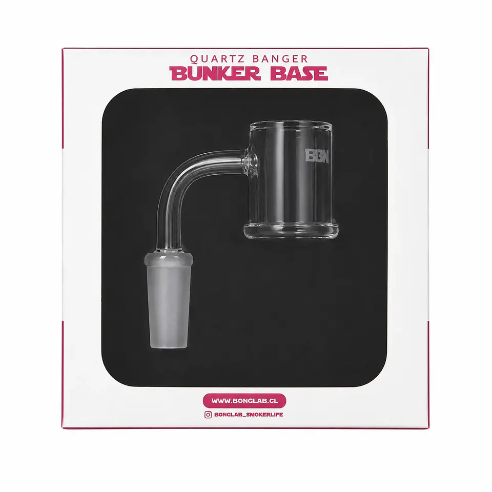 Banger de Cuarzo Bunker Base Macho 90° 14mm - Bonglab 2