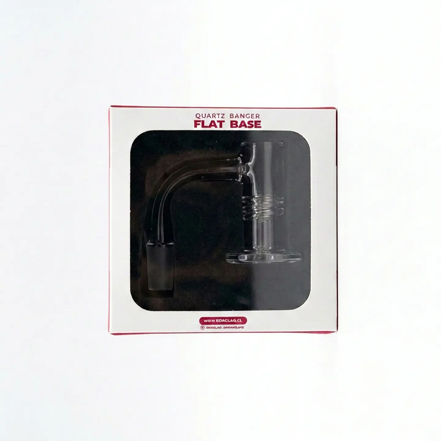 Banger de Cuarzo Flat Base Macho 90° 14mm - Bonglab 2