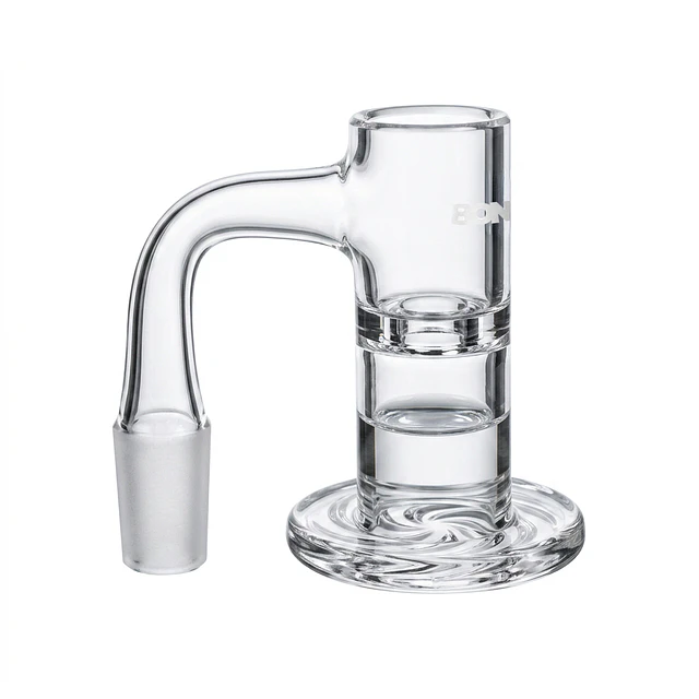 Banger de Cuarzo Flat Base Macho 90° 14mm