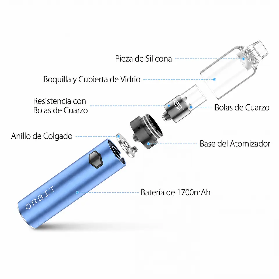 Vaporizador Yocan Orbit para Concentrados 1700 mAh 8