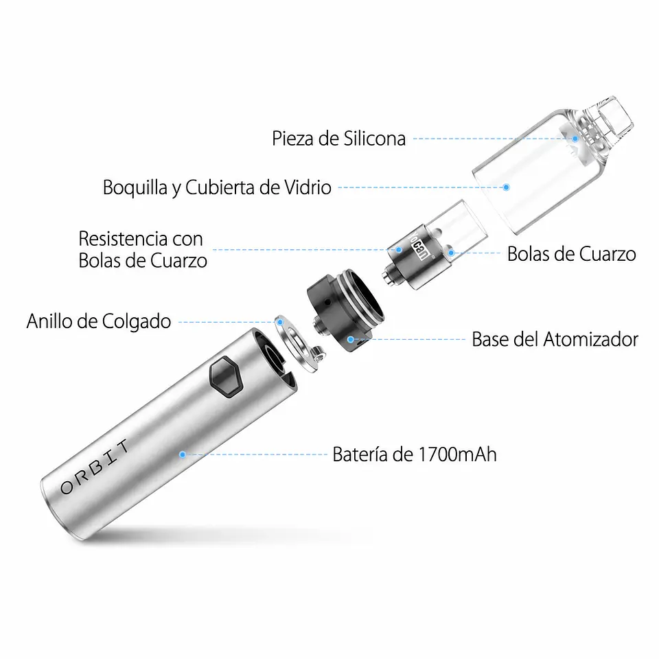 Vaporizador Yocan Orbit para Concentrados 1700 mAh 9