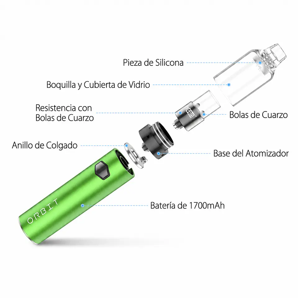 Vaporizador Yocan Orbit para Concentrados 1700 mAh 13