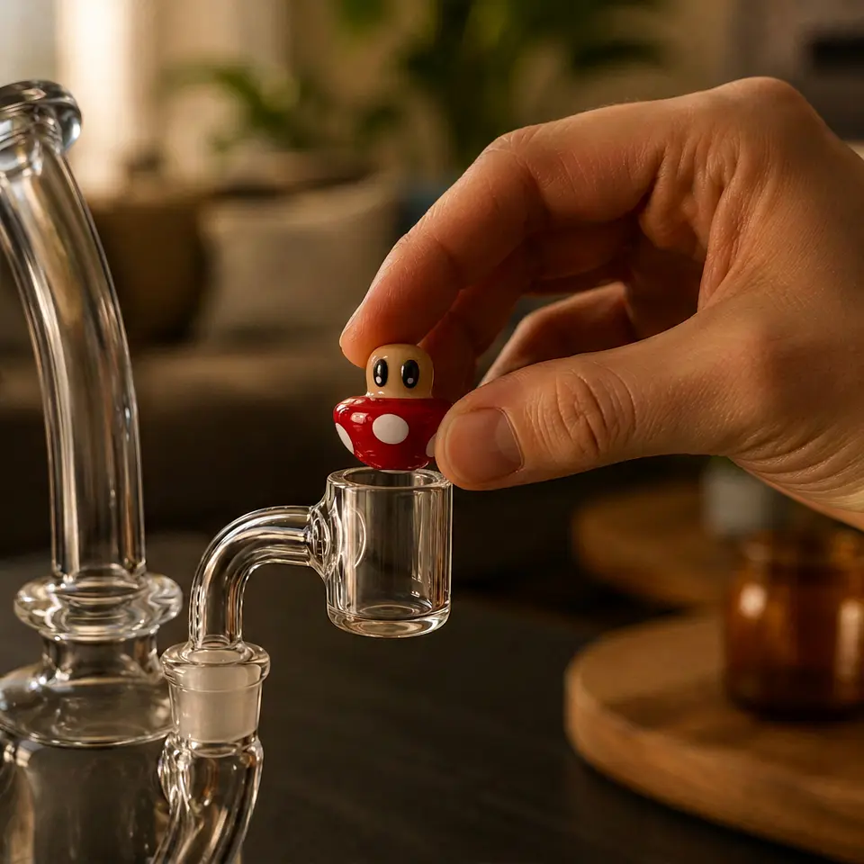 Carb Cap de Vidrio Fungi Collection - Bonglab 17