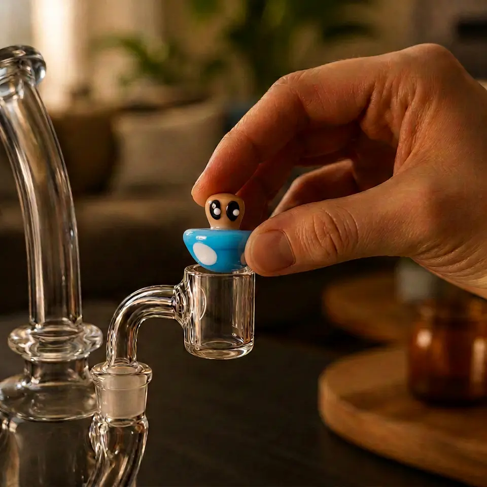 Carb Cap de Vidrio Fungi Collection - Bonglab 25