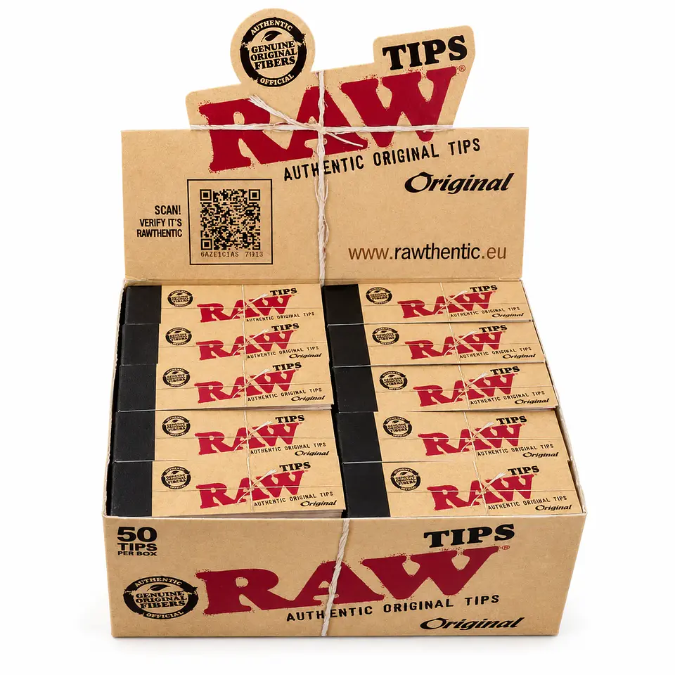 Tips Original de Cartón (Unidad / Display 50U) -Raw 3