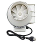 Extractor de Aire TT 150mm 540 m³/h con Cable - Kasvi - Miniatura 3