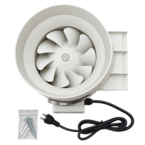 Extractor de Aire TT 200mm 910 m³/h con Cable - Kasvi