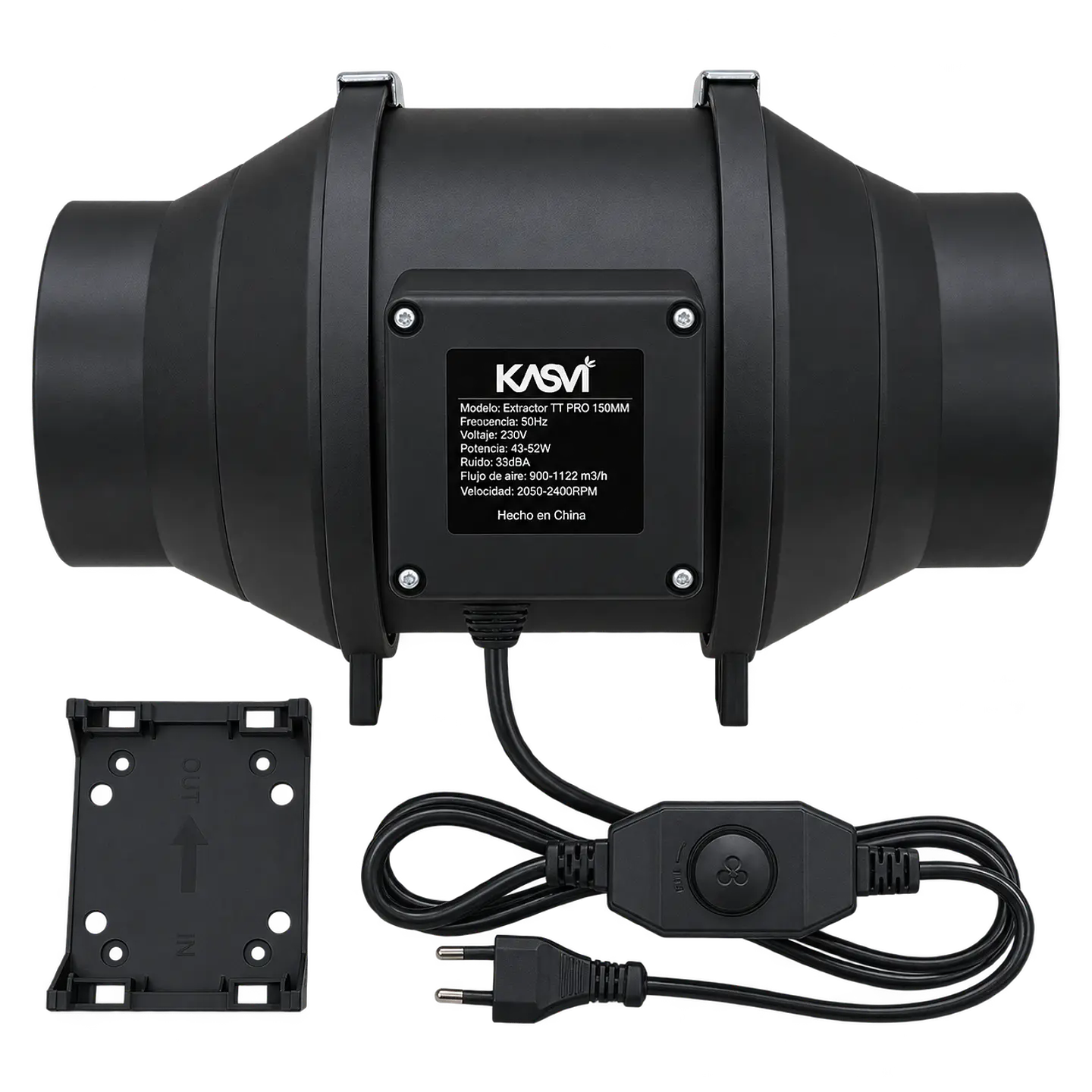 Extractor de Aire TT Pro 150mm 2 Velocidades 900-1122 m³/h - Kasvi 7