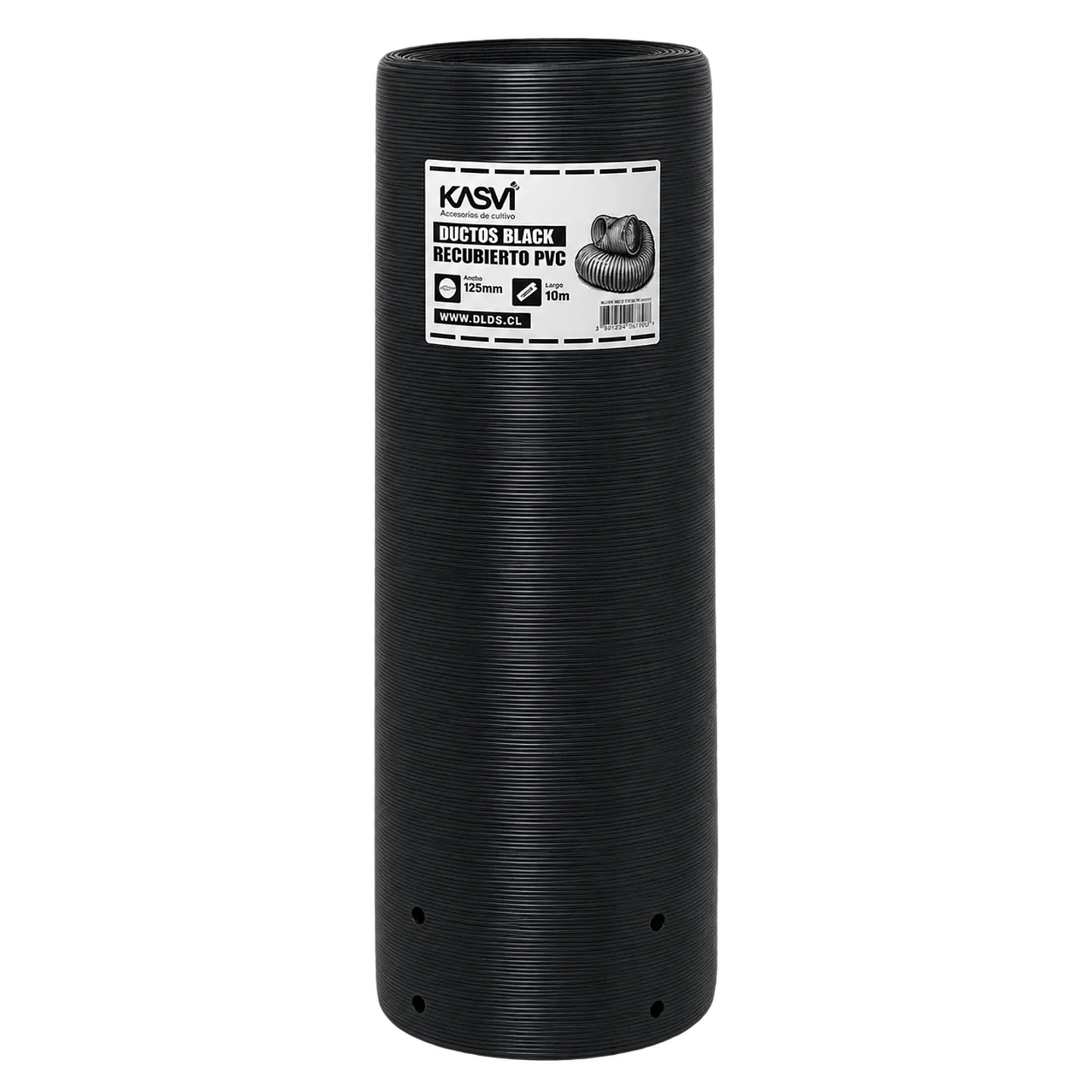 Ducto Black Recubierto en PVC 125 mm 10 m - Kasvi 2