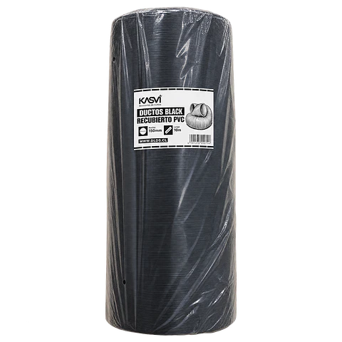 Ducto Black Recubierto en PVC 150 mm 10 m - Kasvi