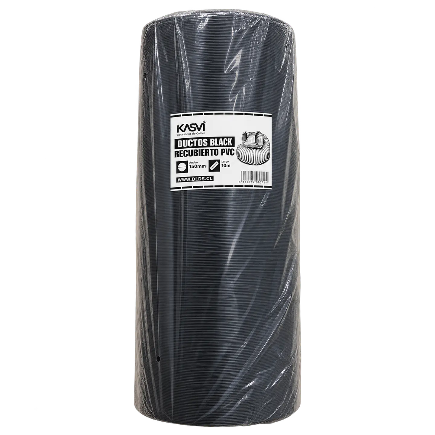 Ducto Black Recubierto en PVC 150 mm 10 m - Kasvi 1