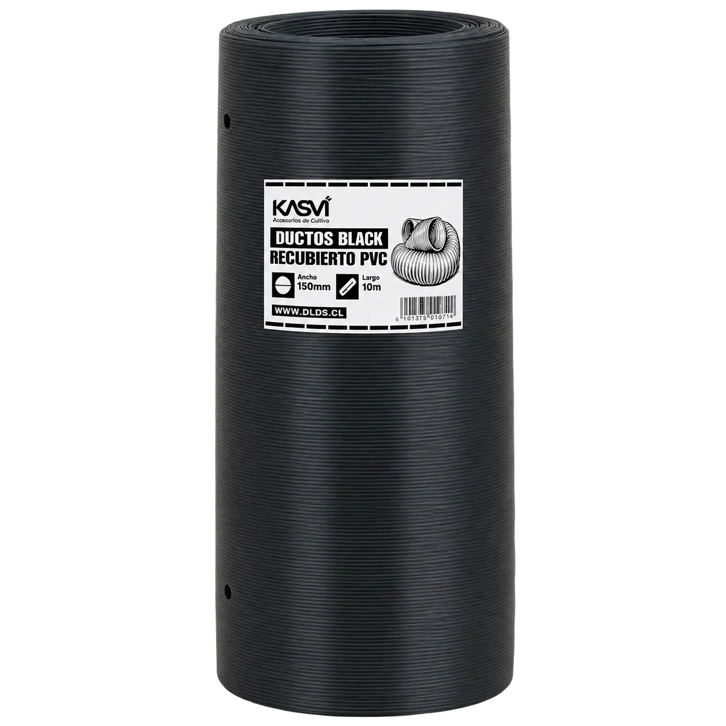 Ducto Black Recubierto en PVC 150 mm 10 m - Kasvi 2