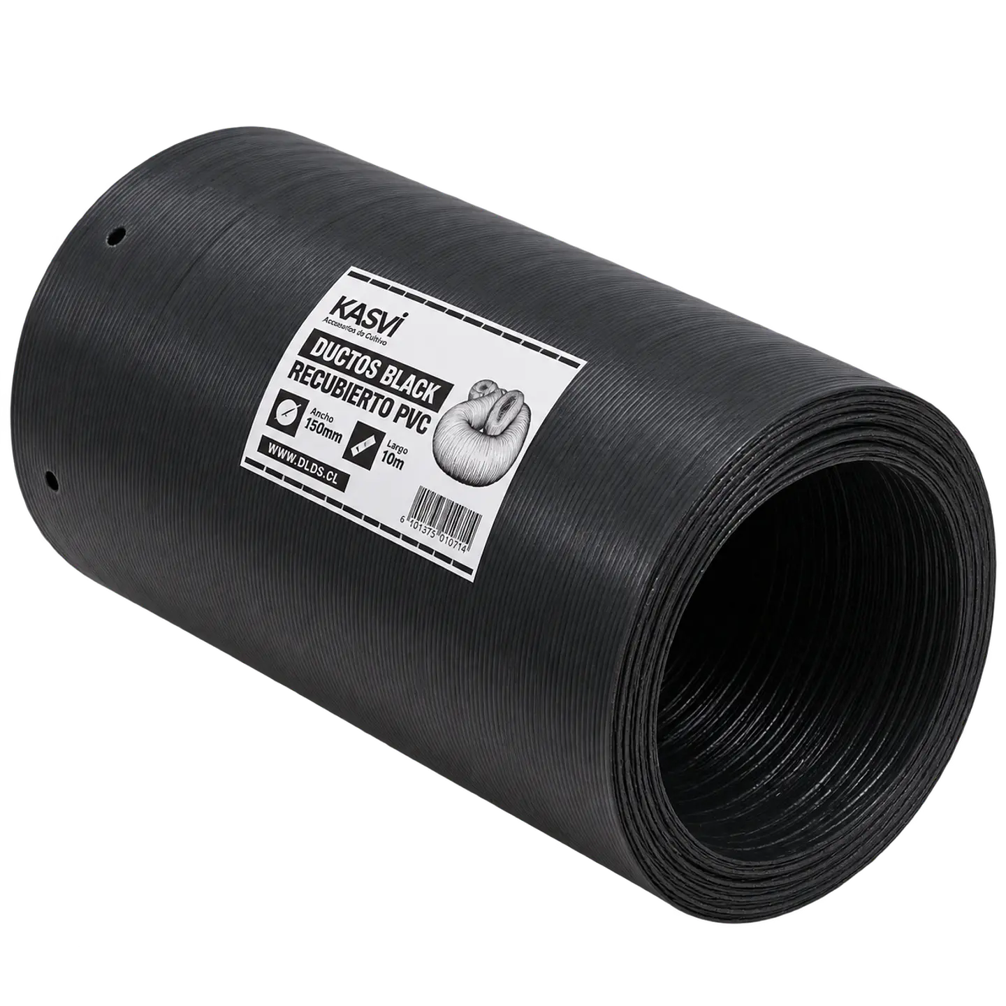 Ducto Black Recubierto en PVC 200 mm 10 m - Kasvi 3