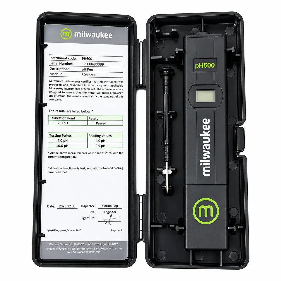 Medidor Ph-Milwaukee 3