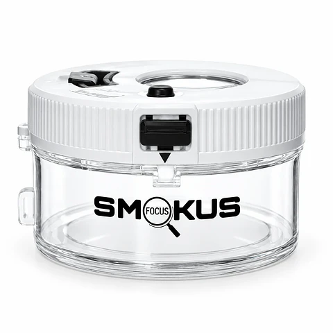 CONTENEDOR HERMETICO CON LUPA - SMOKUS FOCUS (Color a elección)