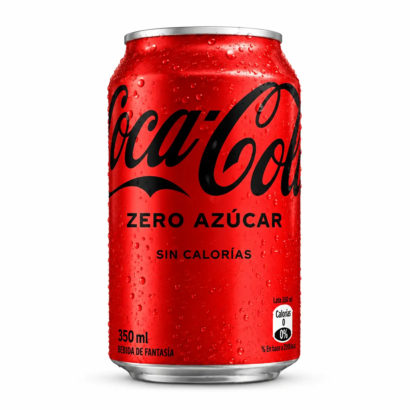 COCA COLA SIN AZUCAR LATA 350cc 1