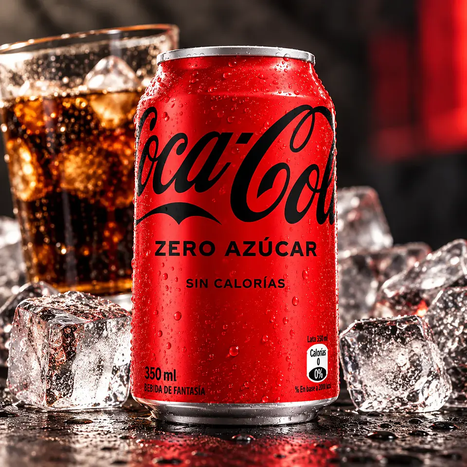 COCA COLA SIN AZUCAR LATA 350cc 2