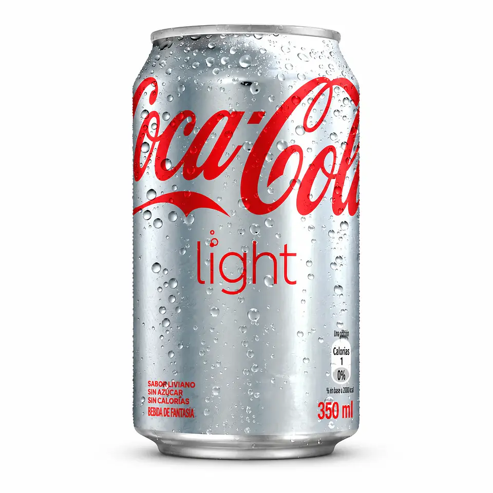 COCA COLA LIGHT LATA 350cc 1