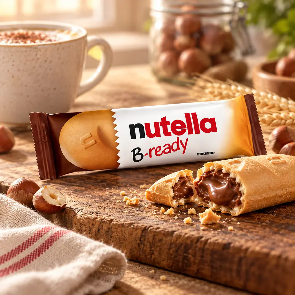 GALLETA WAFER NUTELLA B-READY 2