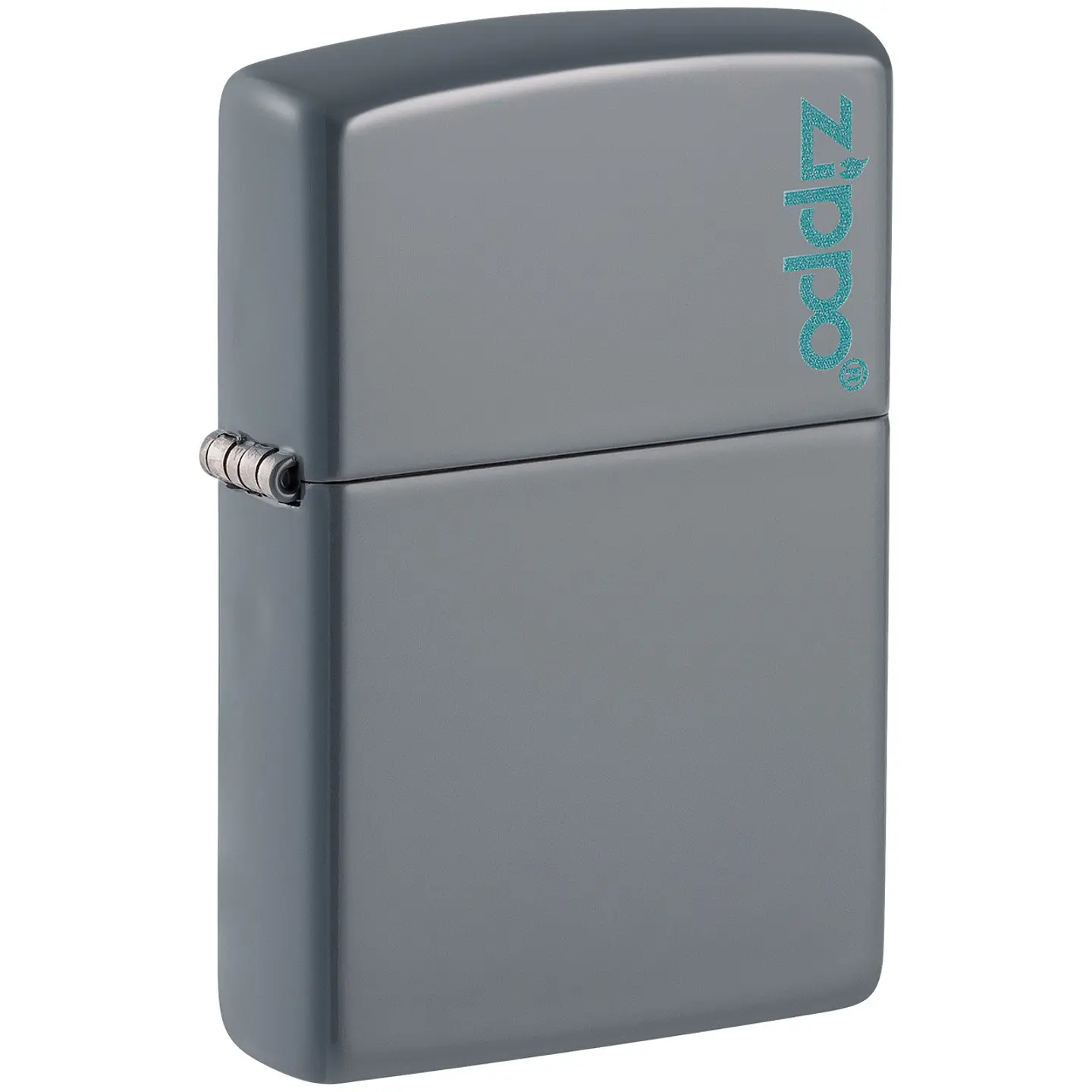 CLASSIC FLAT GREY LOGO-ZIPPO  2