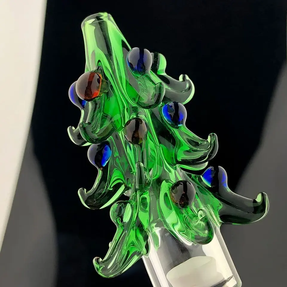 FLASH CHRISTMAS TREE GLASS ART-CLOUDVAPES  1