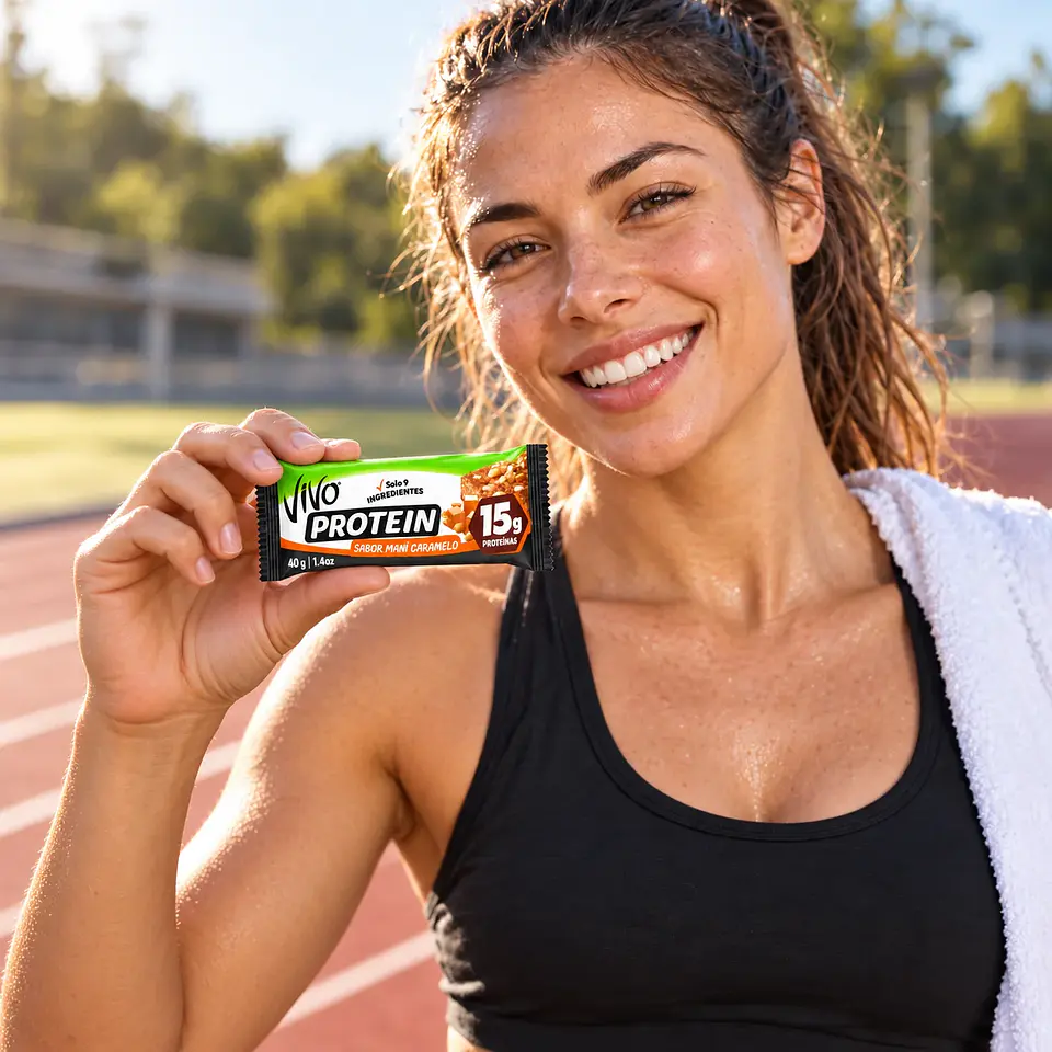 Barra Protein maní caramelo - Vivo 2