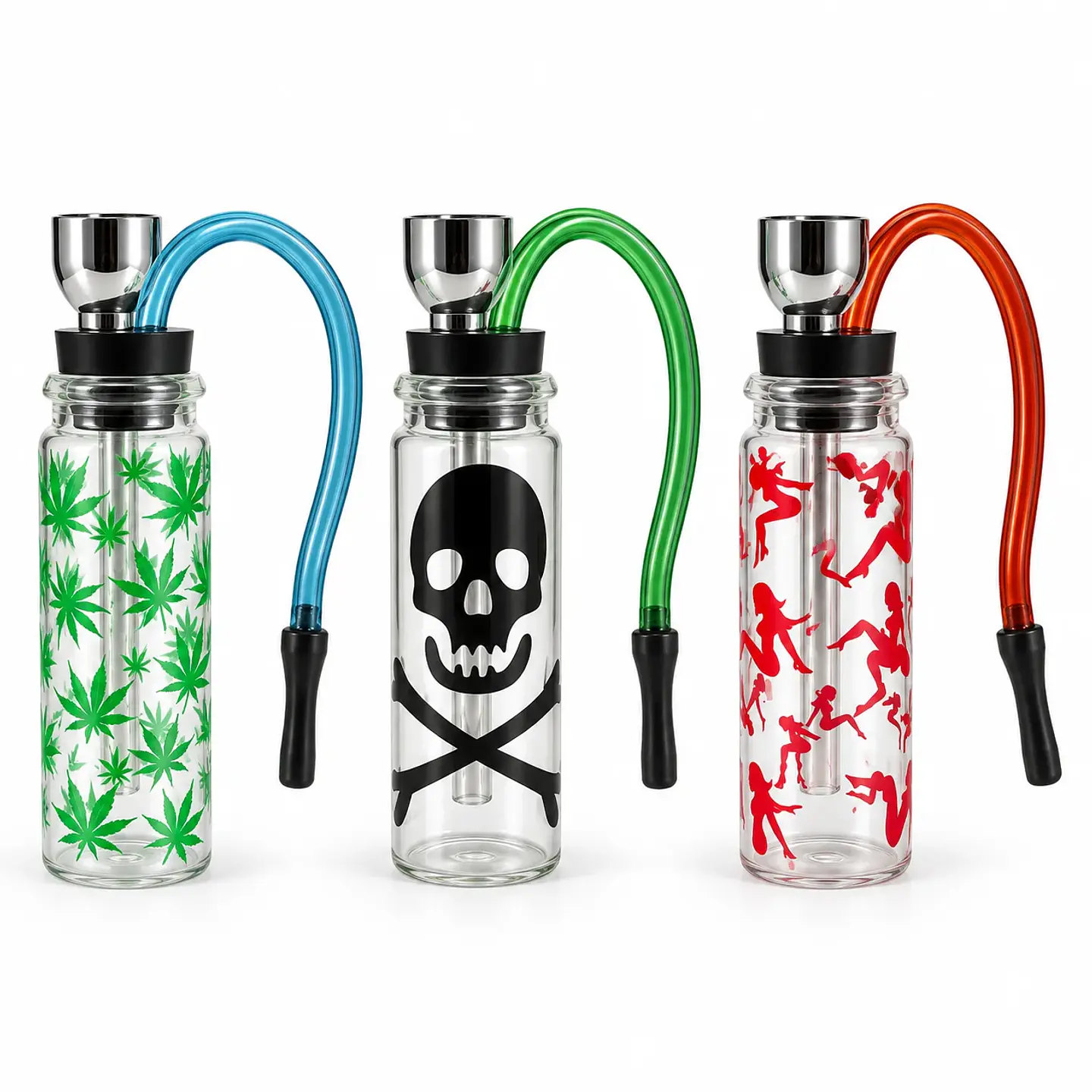 Mini Bong Pipa de Agua (Diseños variados / Unidad) 1