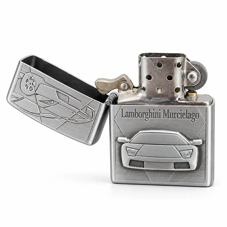 Encendedor cuadrado silver 1
