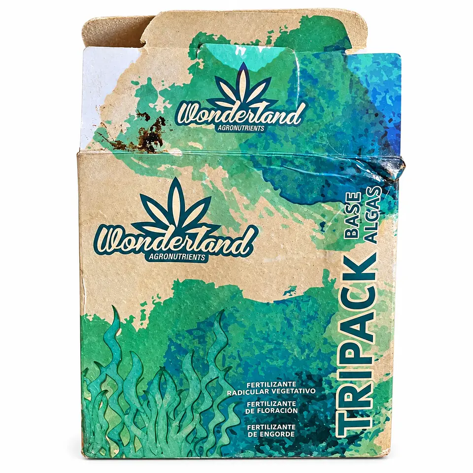 TRIPACK ORGANICO BASE ALGA 250ML-WONDERLAND (+SEMILLA) 2