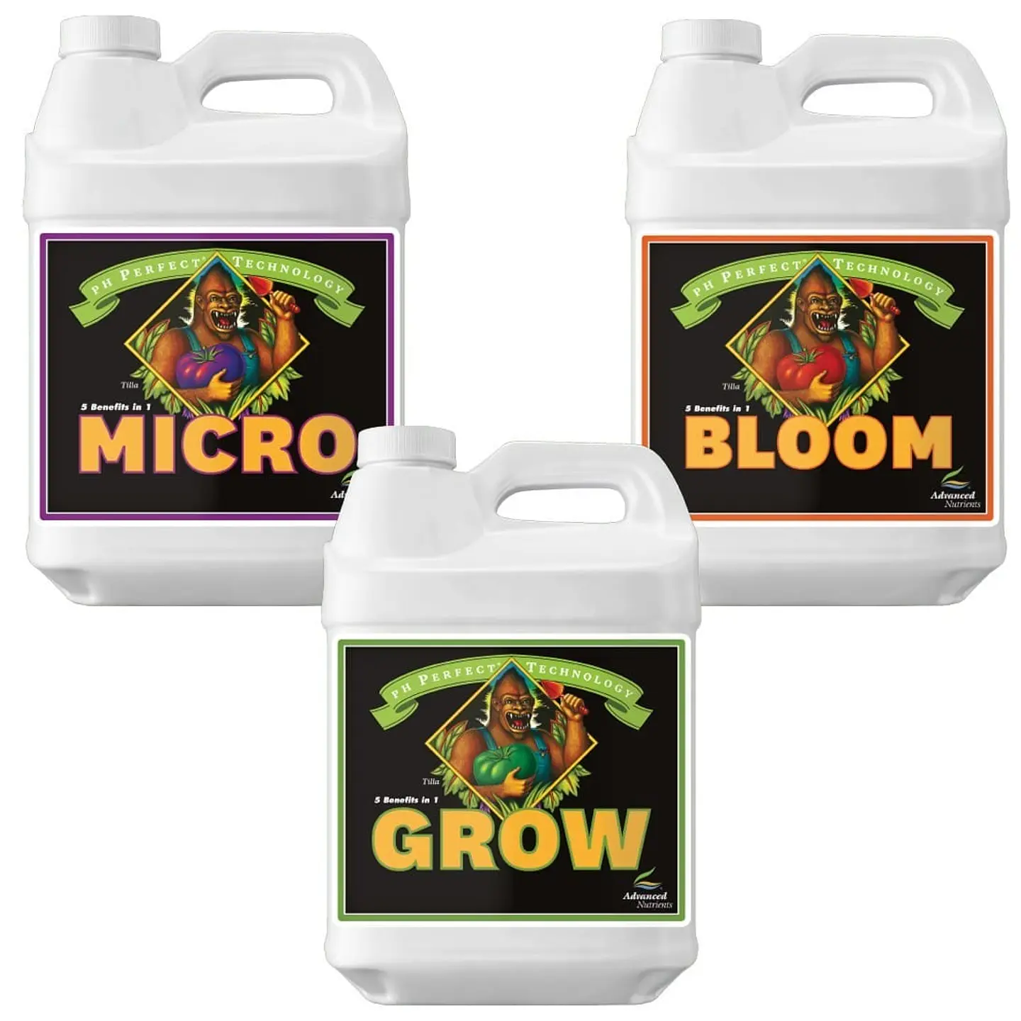 Ph Perfect Grow+Micro+Bloom -Advanced Nutrients (500 ML/1 LT) 5