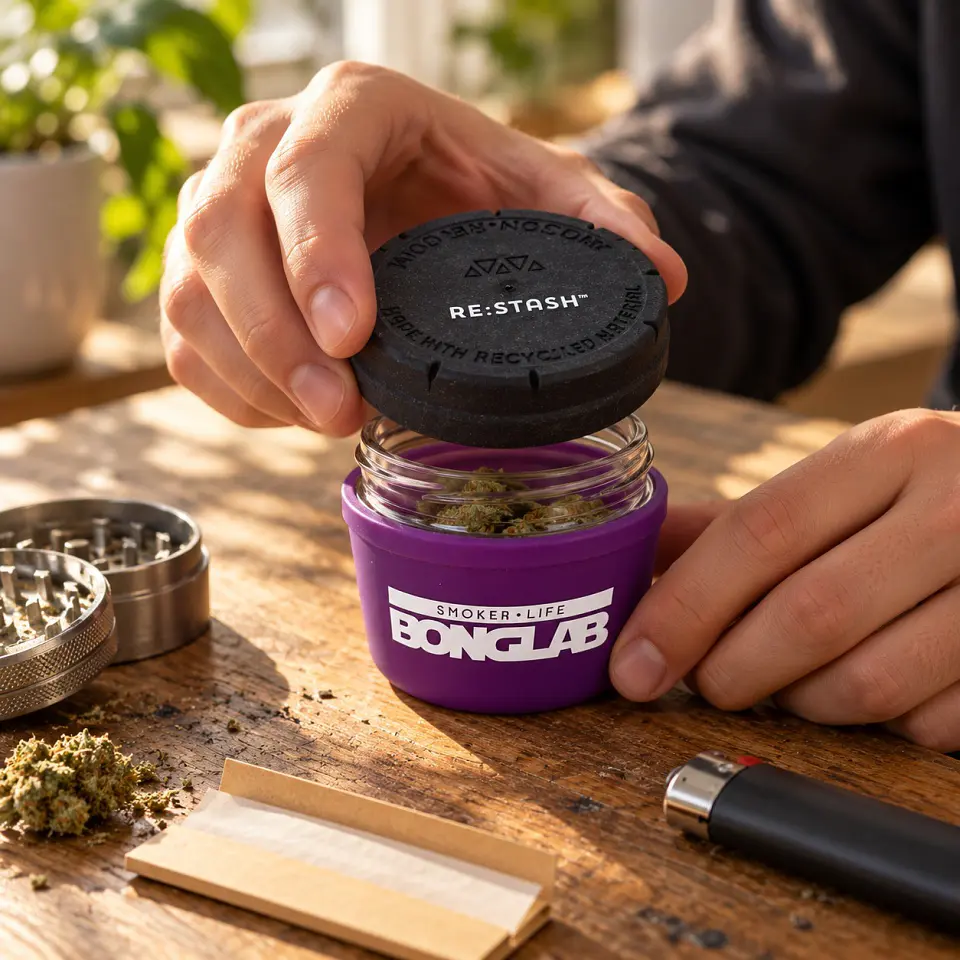 Jar 4Oz-Bonglab Re: Stash (Color a elección) 14