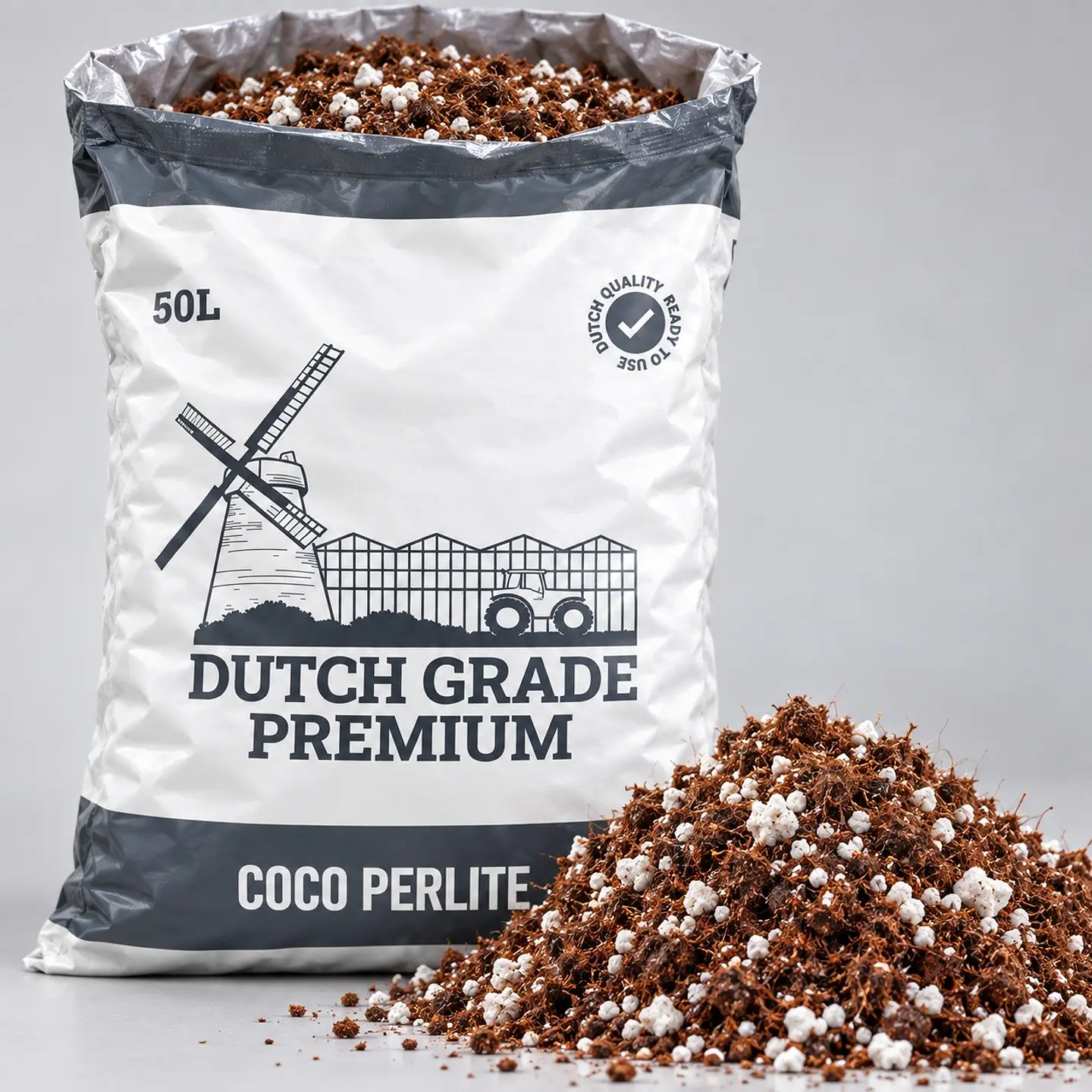 Sustrato Premium Coco Perlite 50Lt-Dutch Grade 2
