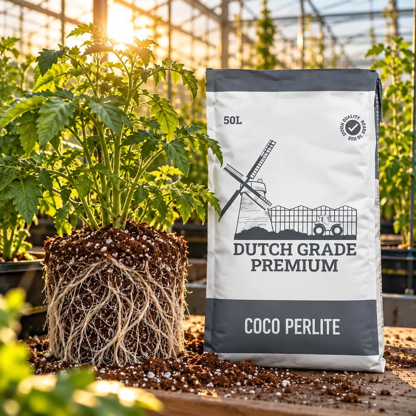 Sustrato Premium Coco Perlite 50Lt-Dutch Grade 4