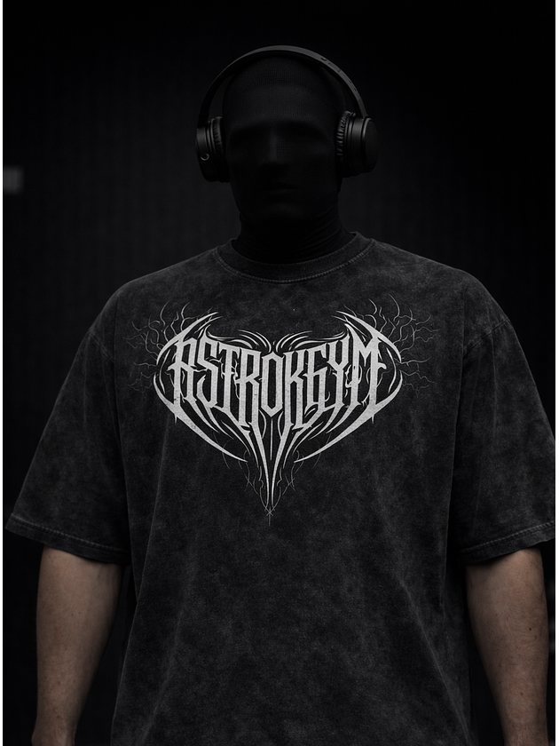 Polera boxy fit (Acid wash) 1